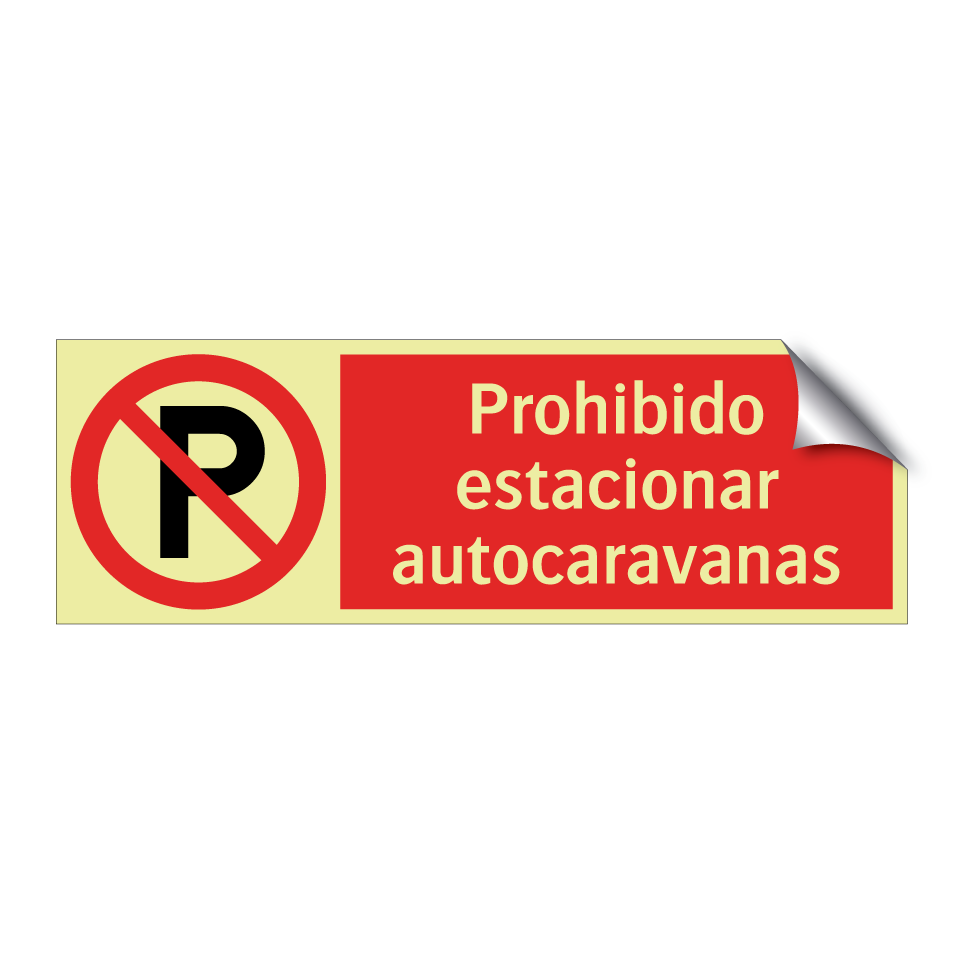 Prohibido estacionar autocaravanas