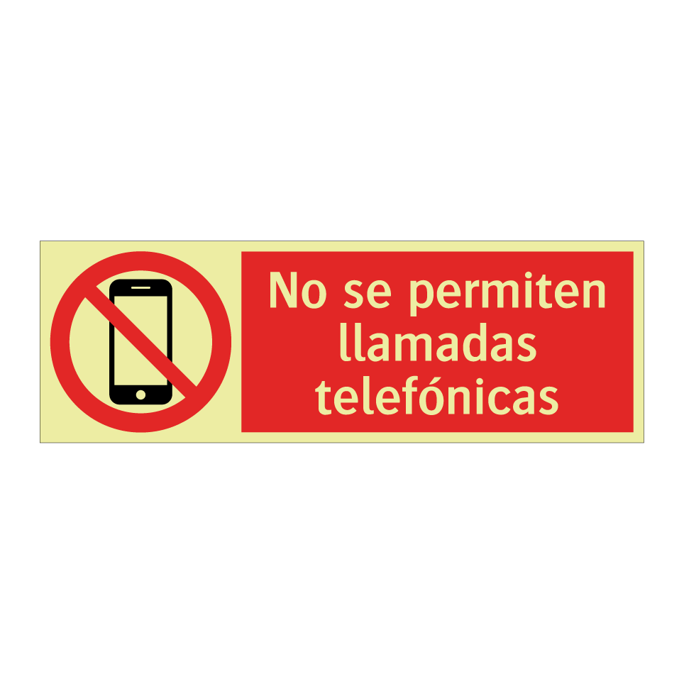 No se permiten llamadas telefónicas