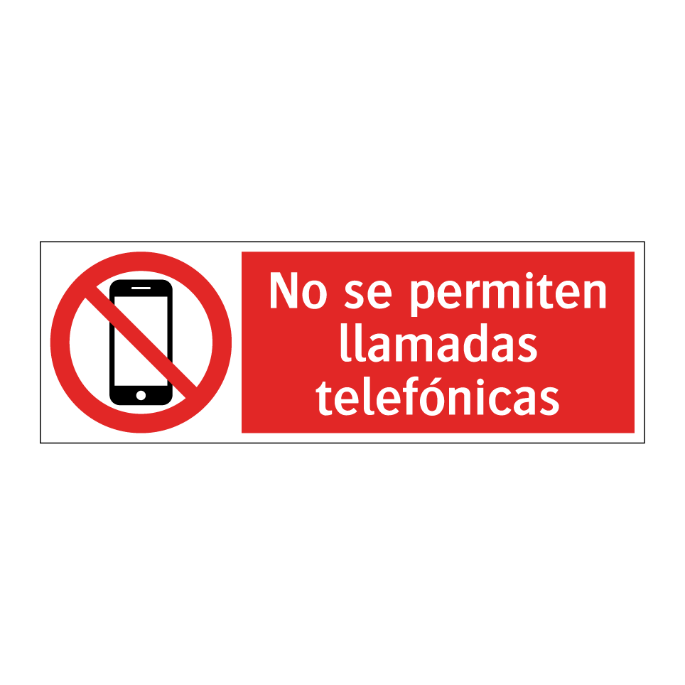 No se permiten llamadas telefónicas