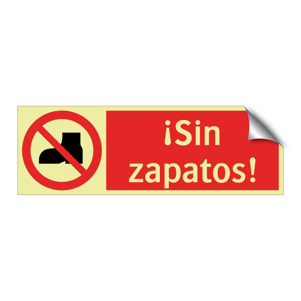 ¡Sin zapatos!