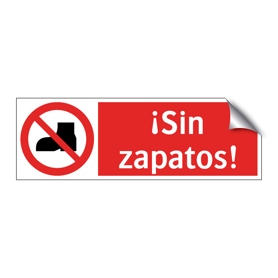 ¡Sin zapatos!