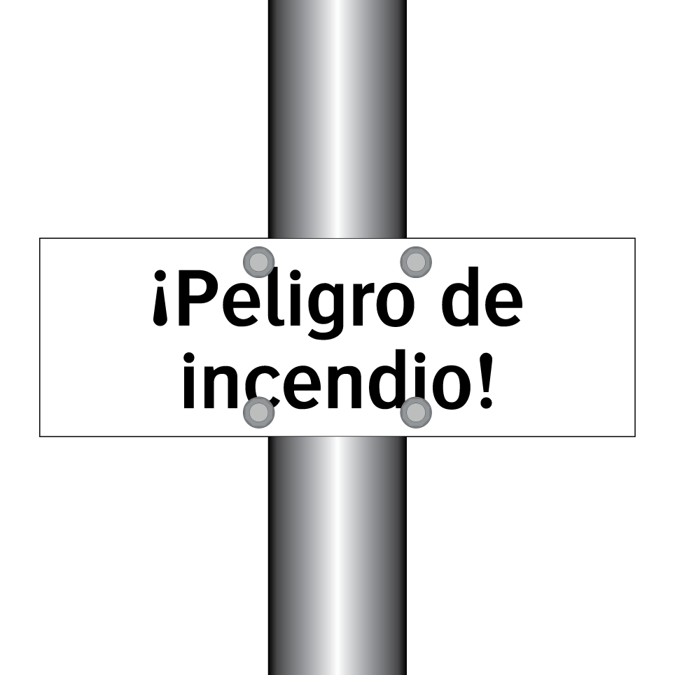 ¡Peligro de incendio!
