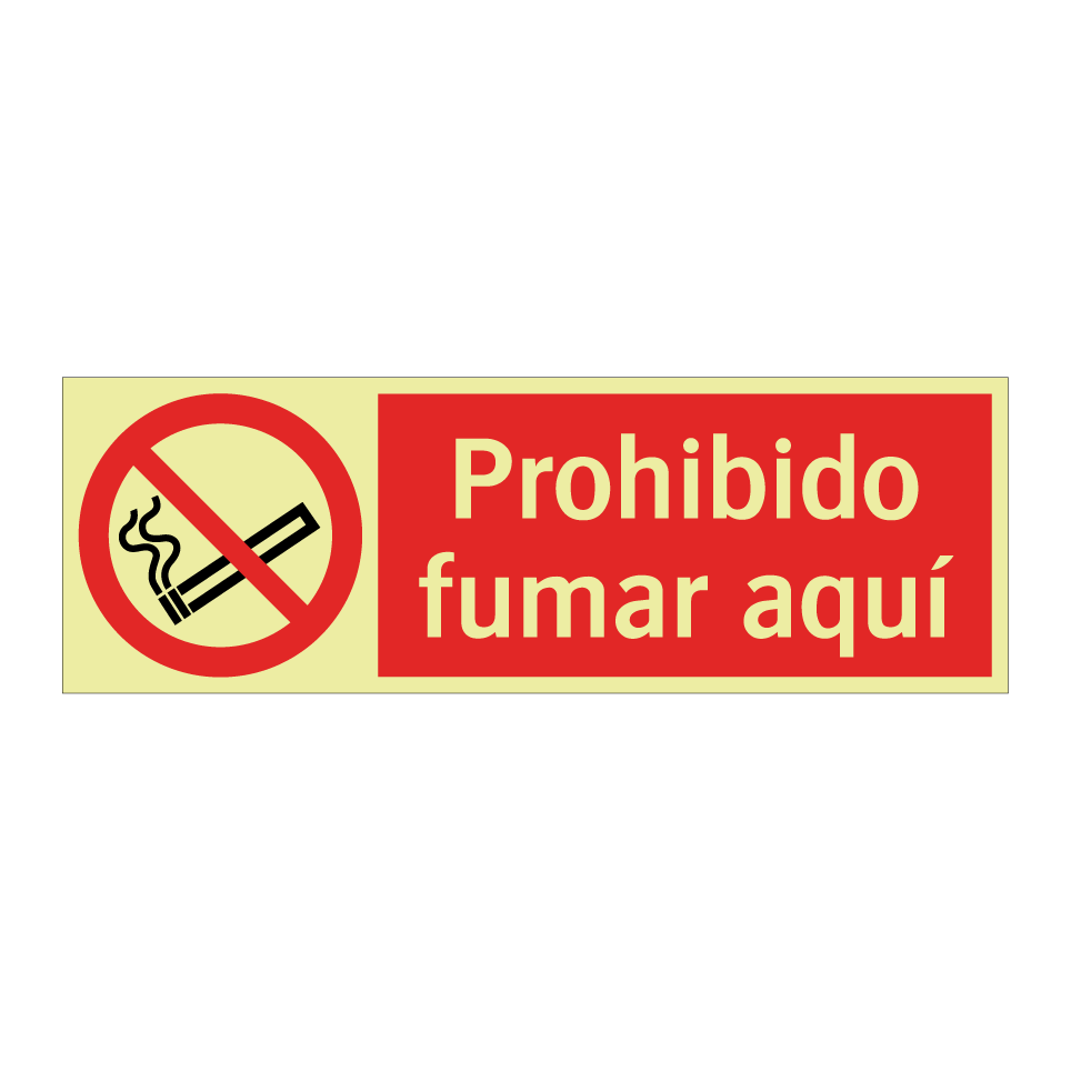 Prohibido fumar aquí