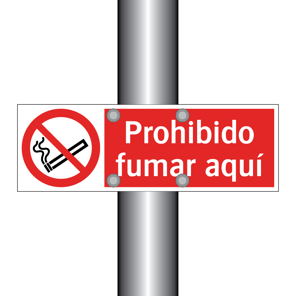 Prohibido fumar aquí