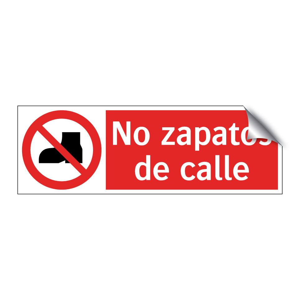 No zapatos de calle