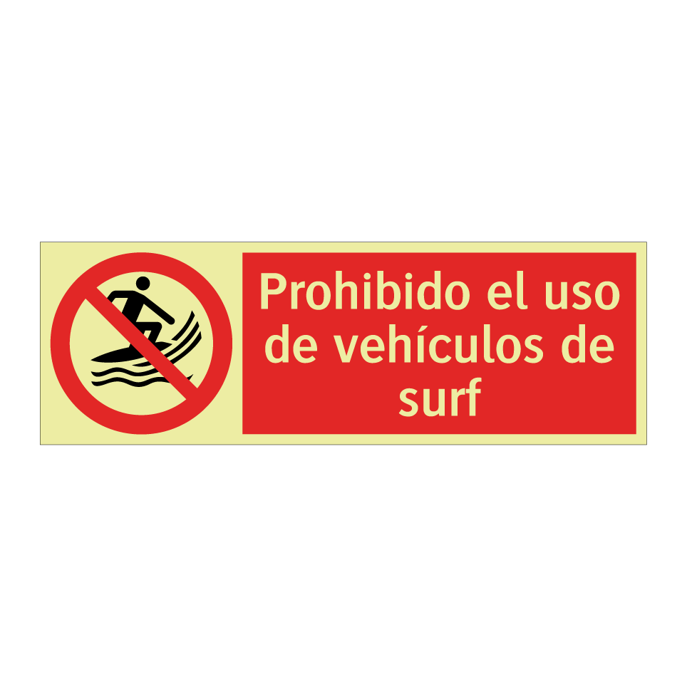 Prohibido el uso de vehículos de surf