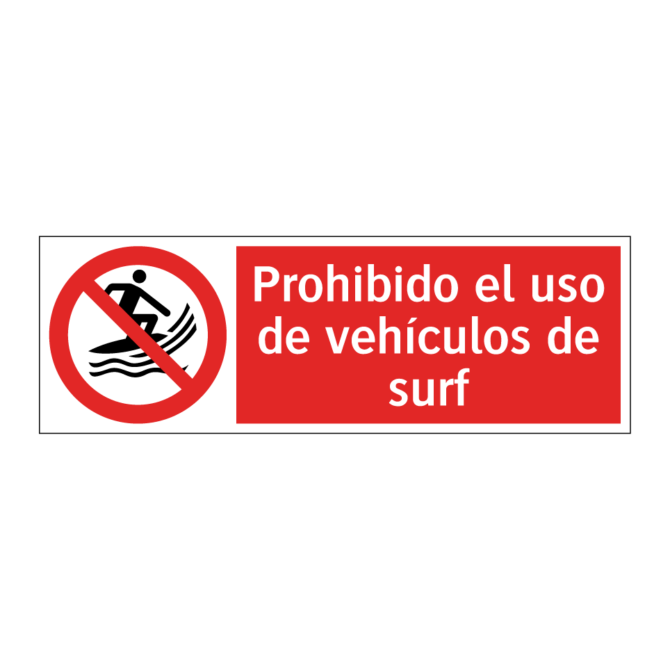 Prohibido el uso de vehículos de surf