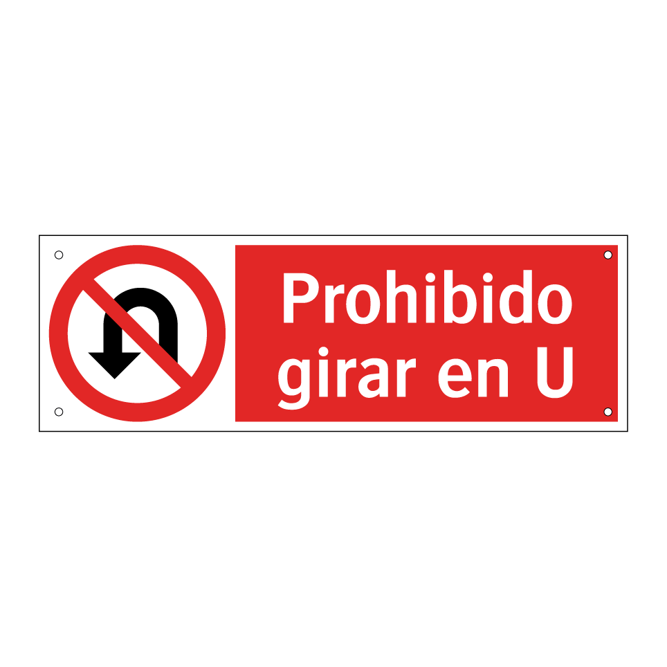 Prohibido girar en U