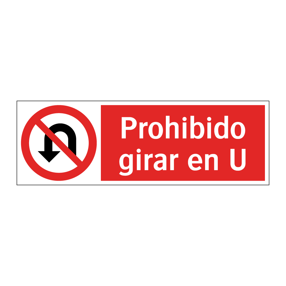 Prohibido girar en U