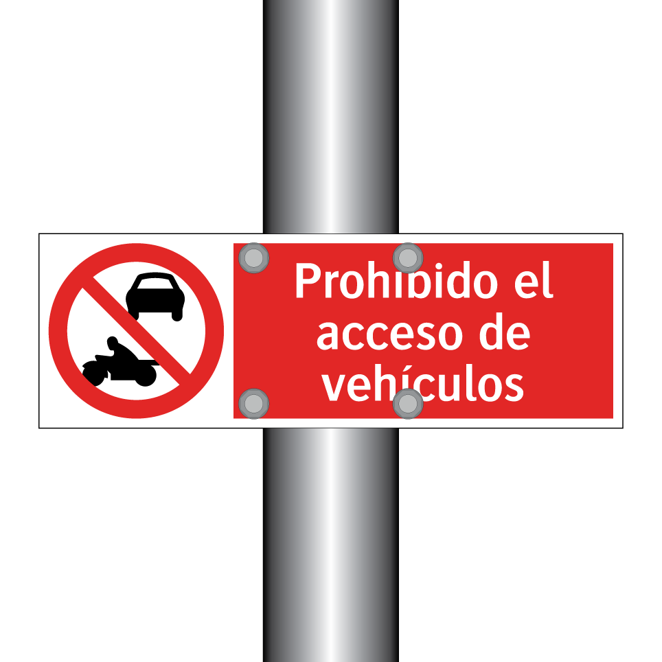 Prohibido el acceso de vehículos