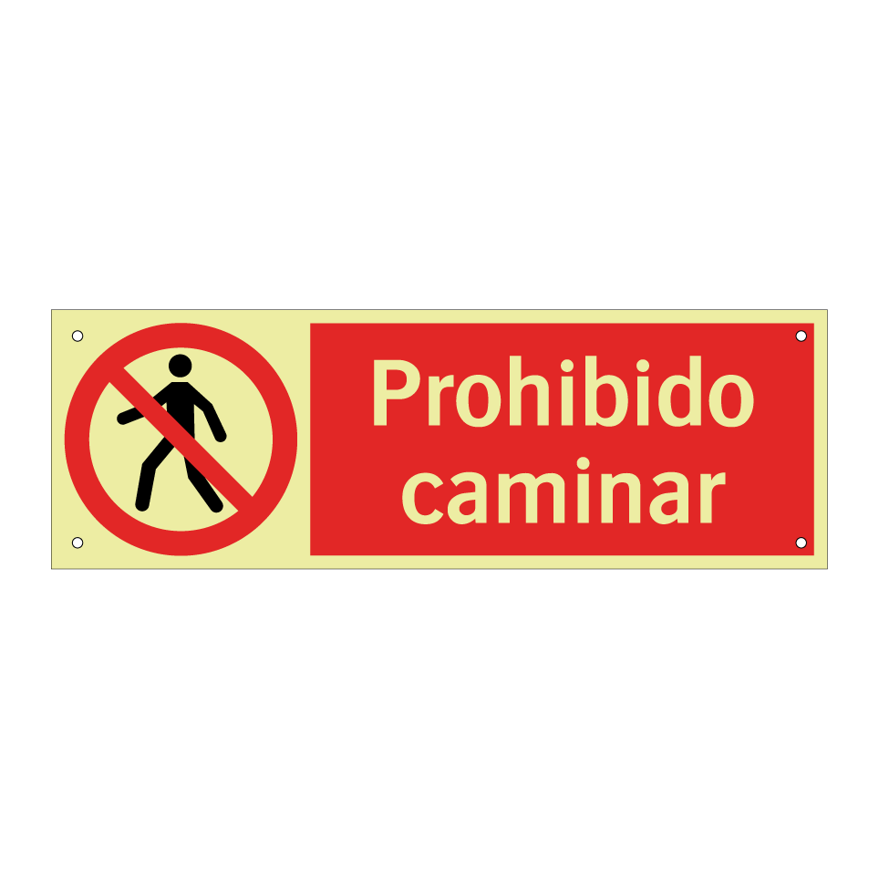 Prohibido caminar