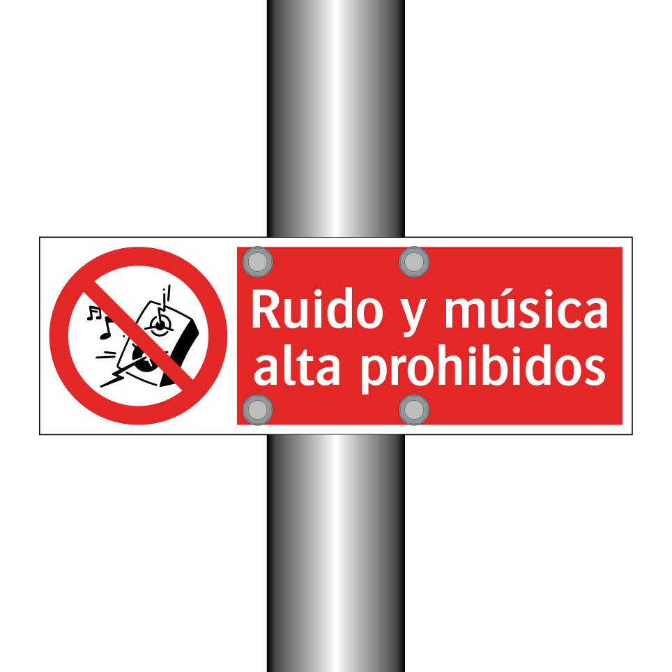 Ruido y música alta prohibidos