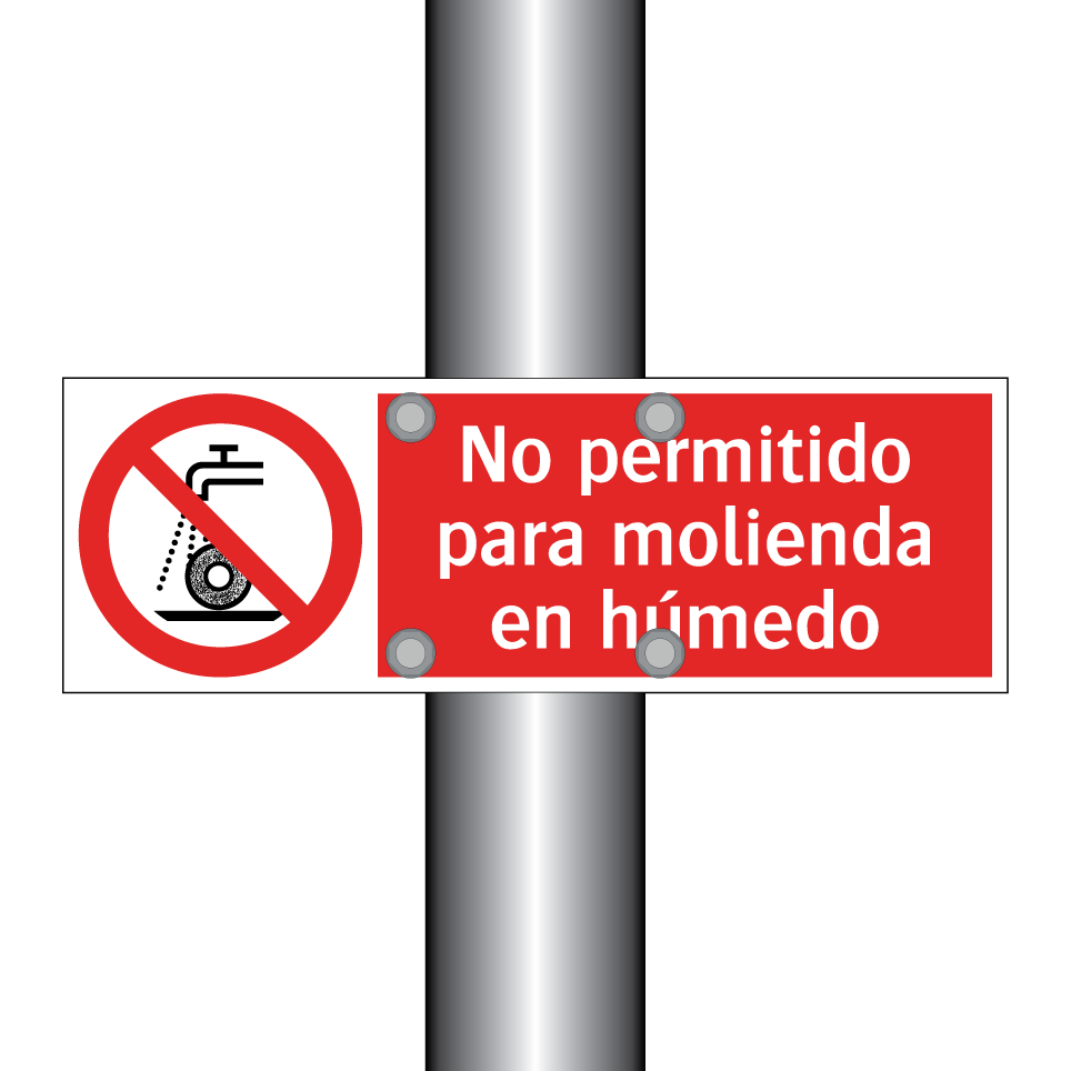 No permitido para molienda en húmedo