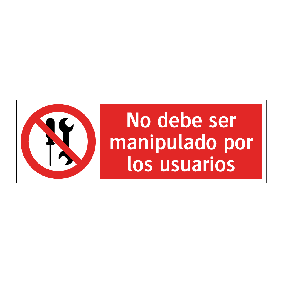 No debe ser manipulado por los usuarios