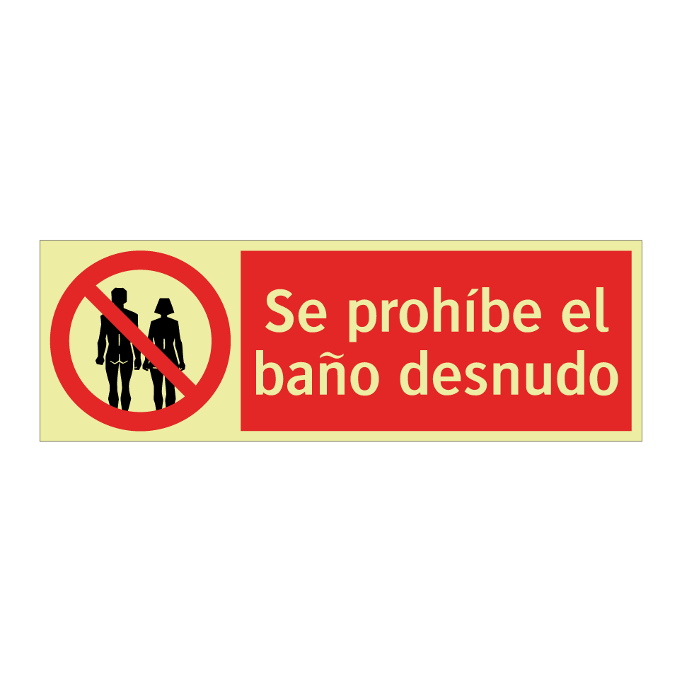 Se prohíbe el baño desnudo