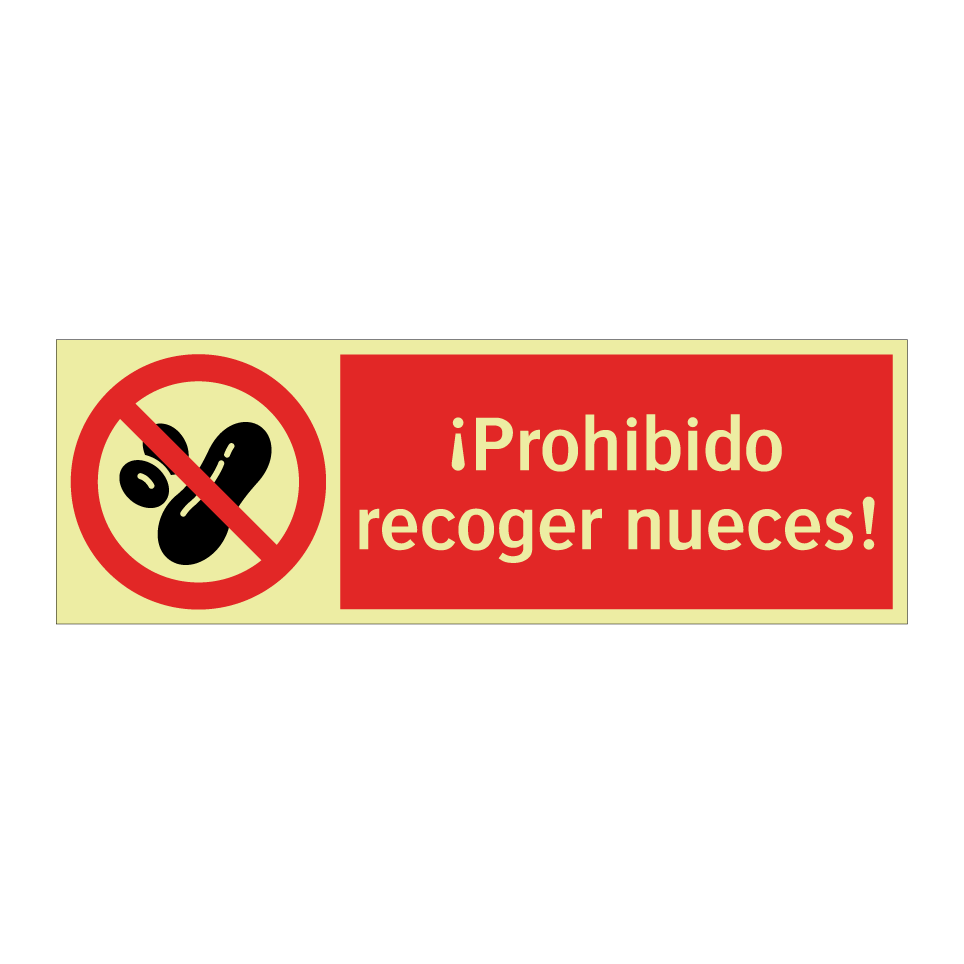 ¡Prohibido recoger nueces!
