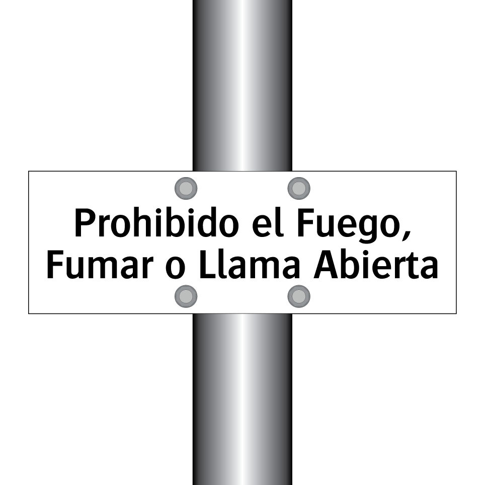 Prohibido el Fuego, Fumar o Llama Abierta