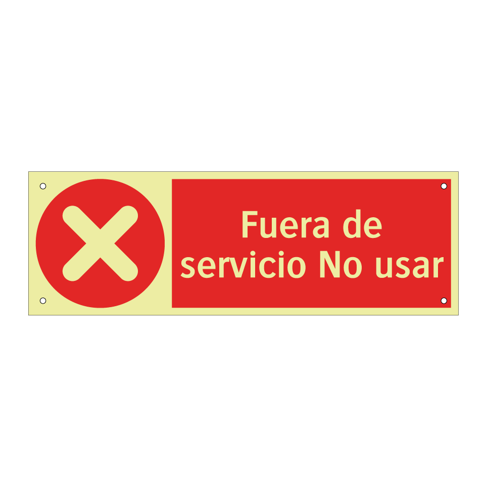 Fuera de servicio No usar