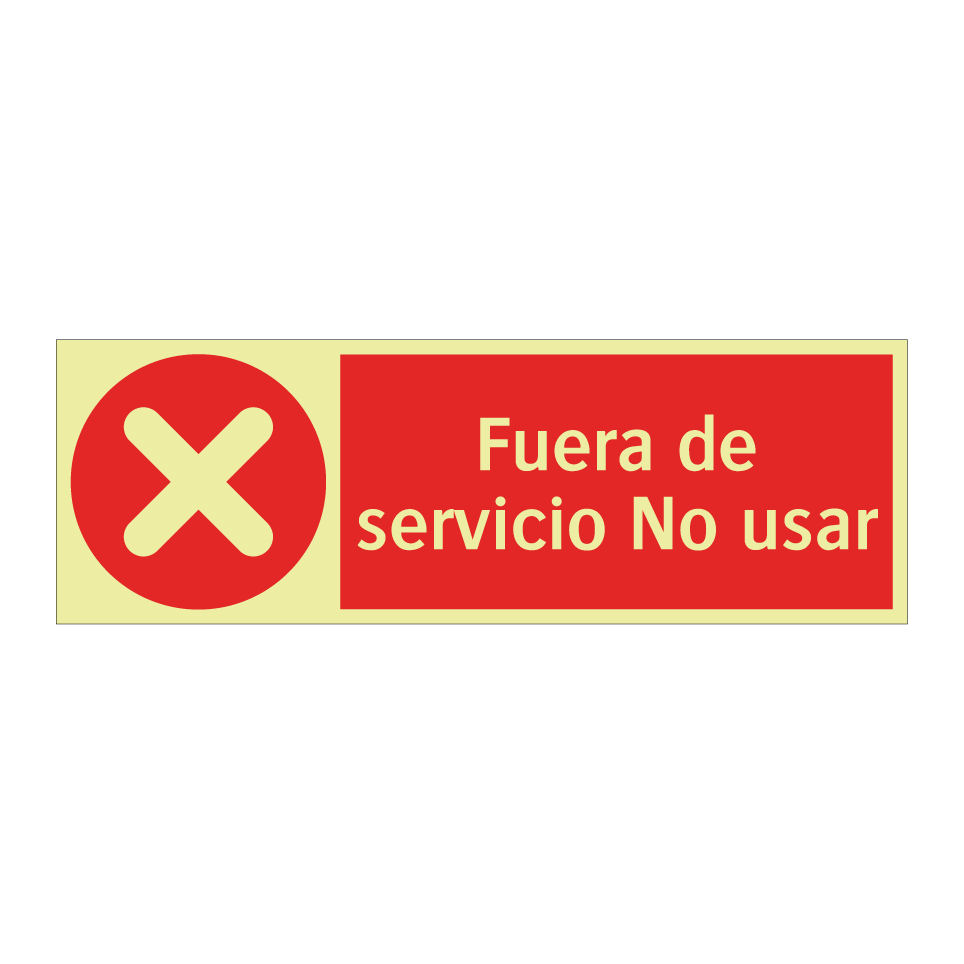 Fuera de servicio No usar