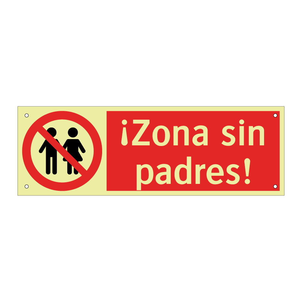 ¡Zona sin padres!