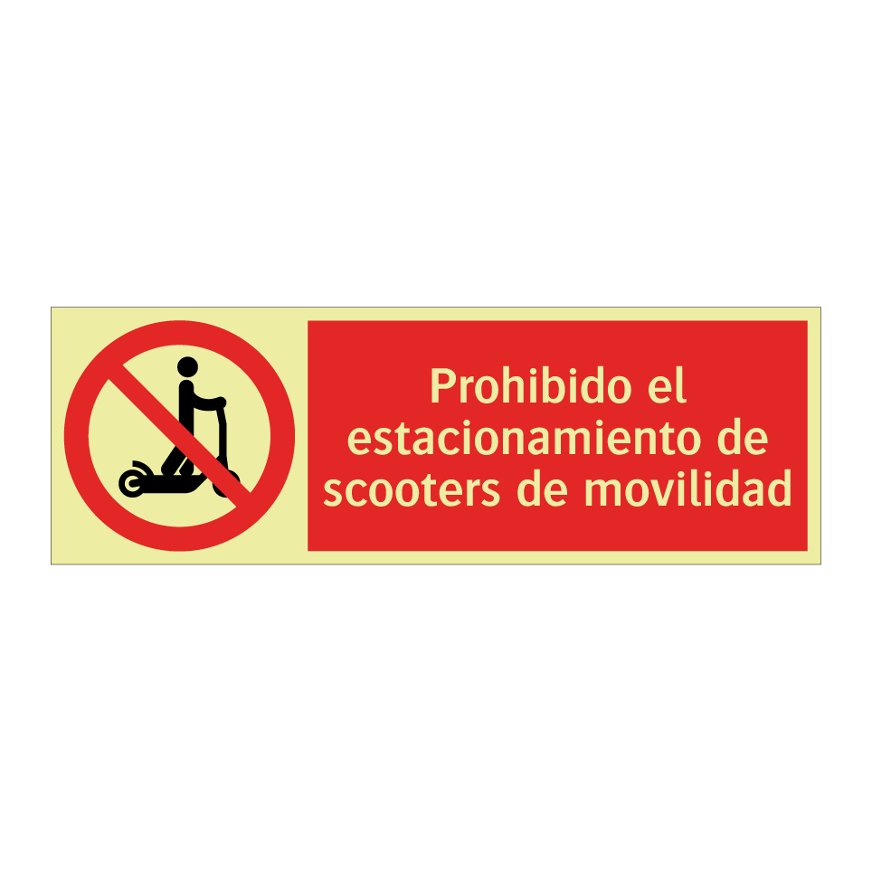 Prohibido el estacionamiento de scooters de movilidad