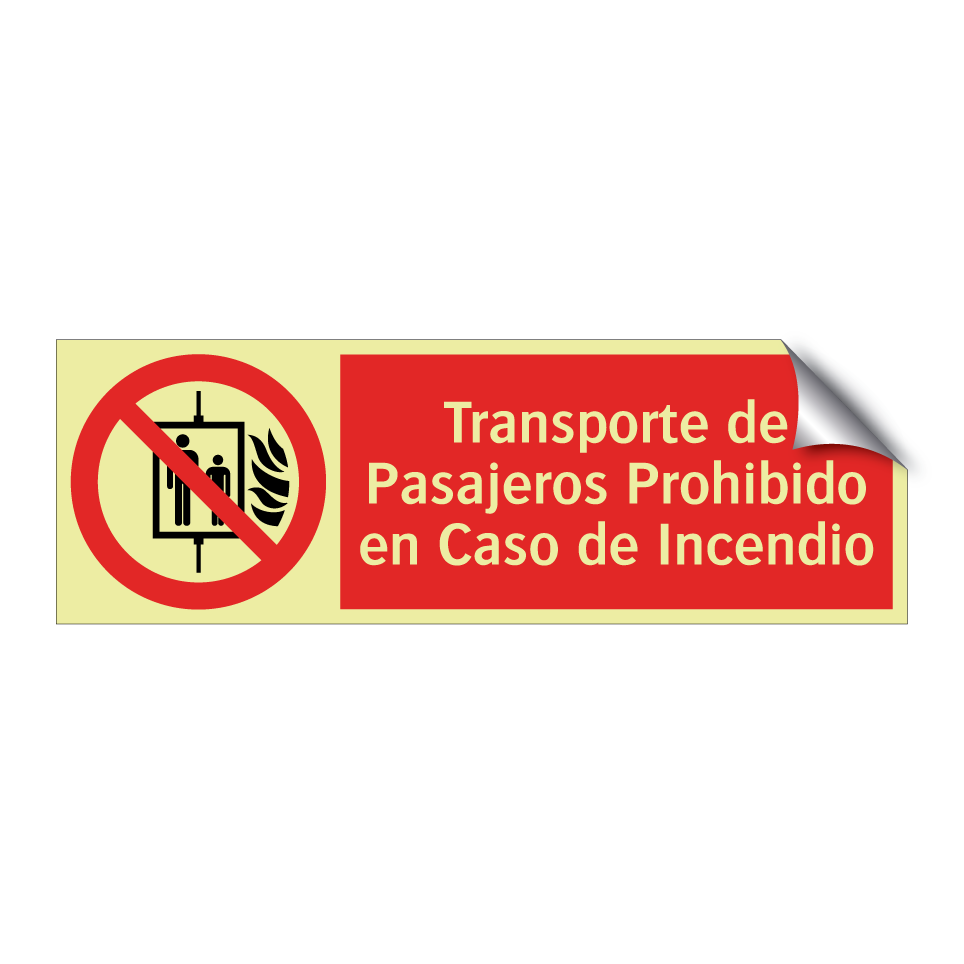 Transporte de Pasajeros Prohibido en Caso de Incendio