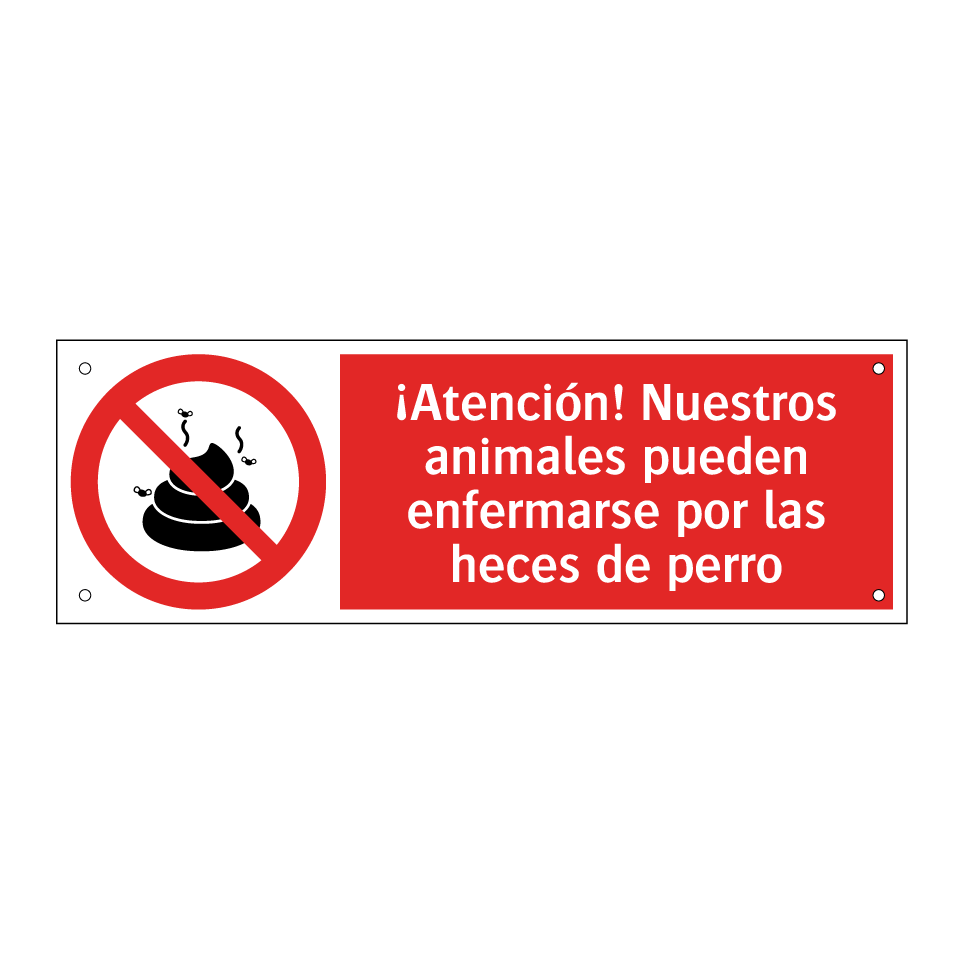¡Atención! Nuestros animales pueden enfermarse por las heces de perro