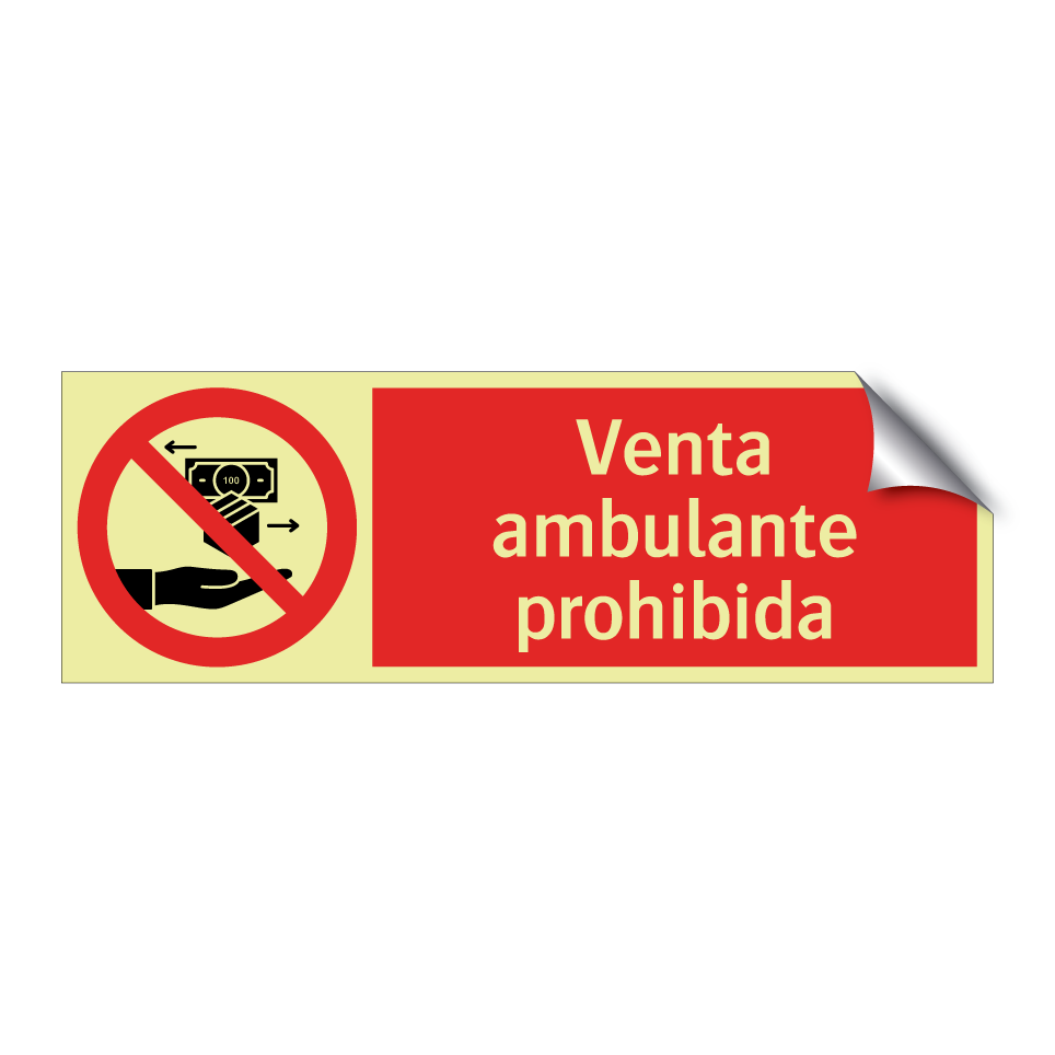 Venta ambulante prohibida