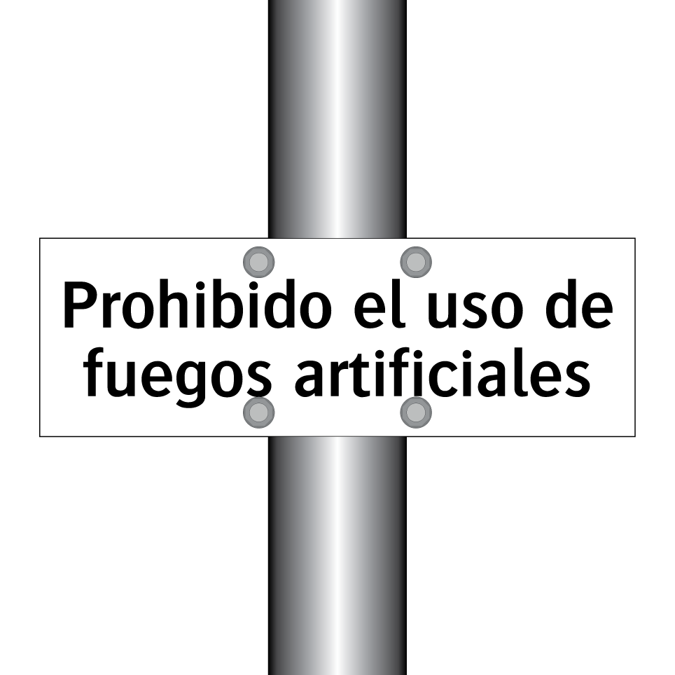Prohibido el uso de fuegos artificiales