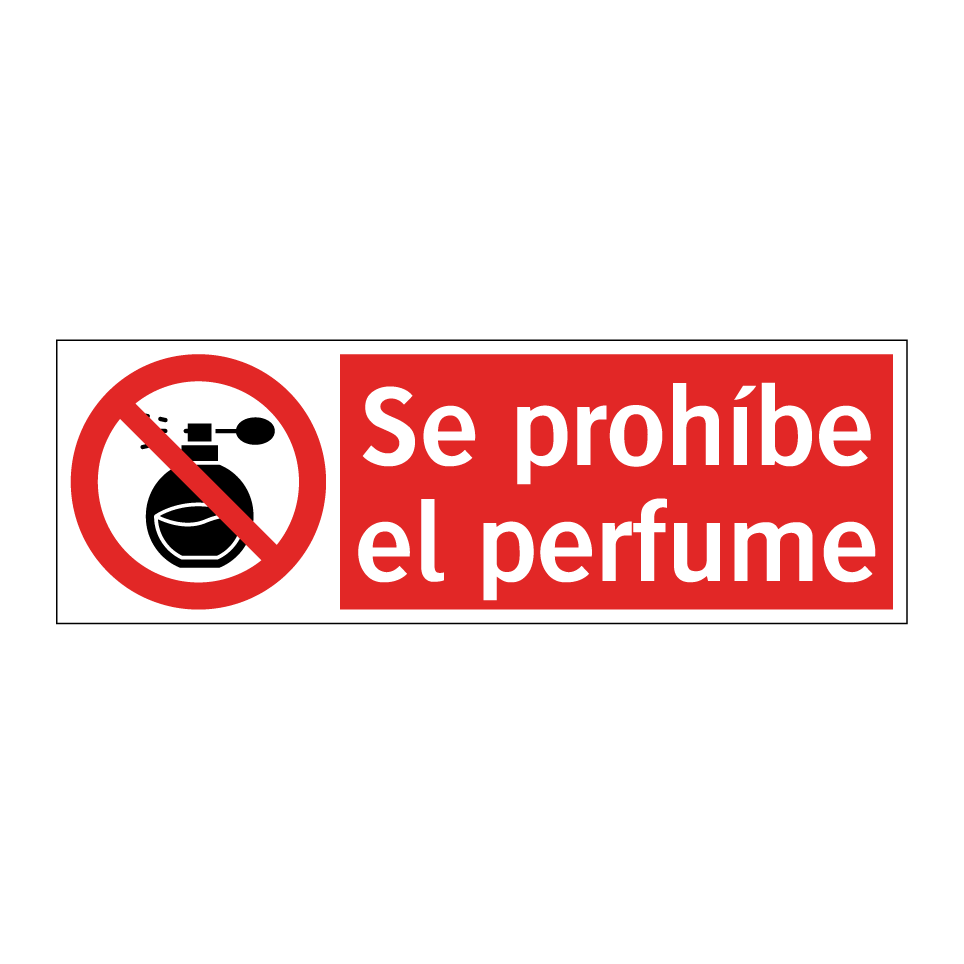 Se prohíbe el perfume