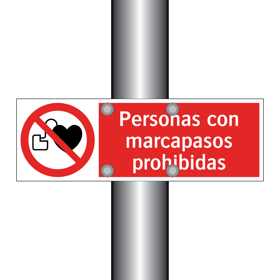 Personas con marcapasos prohibidas
