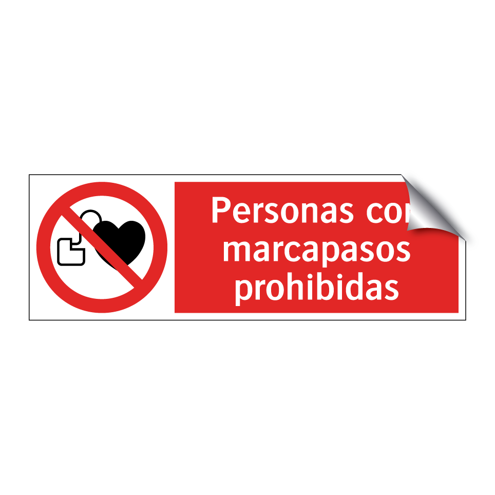 Personas con marcapasos prohibidas