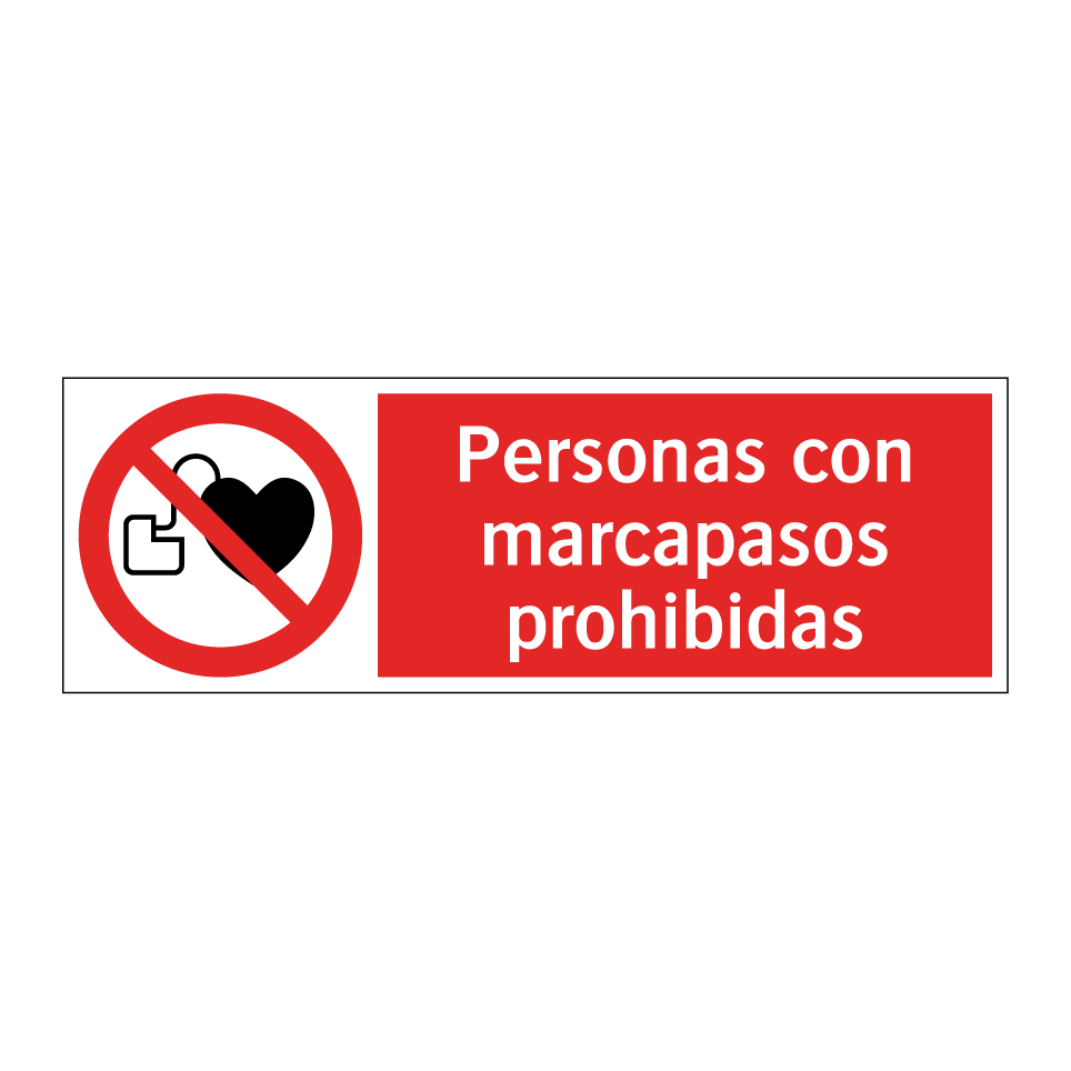 Personas con marcapasos prohibidas