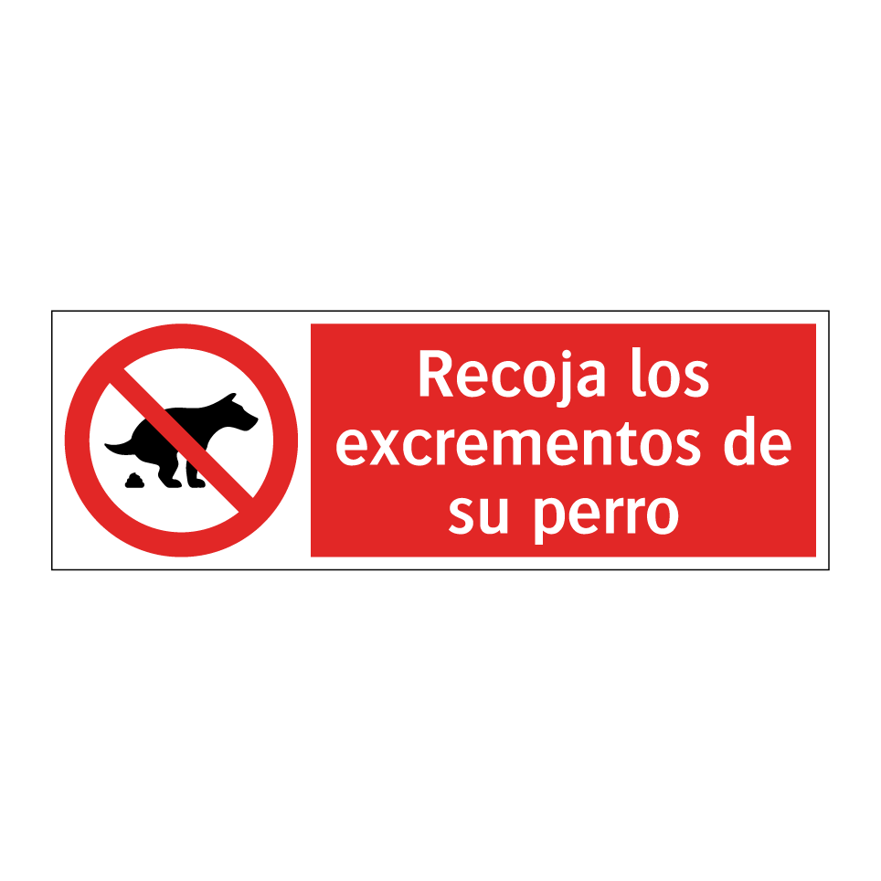 Recoja los excrementos de su perro