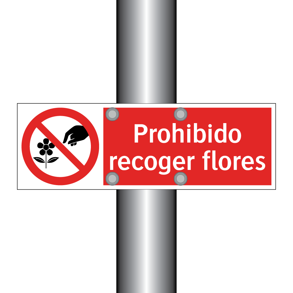 Prohibido recoger flores