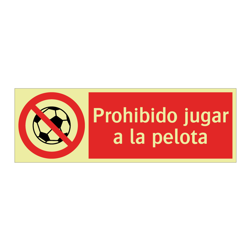 Prohibido jugar a la pelota