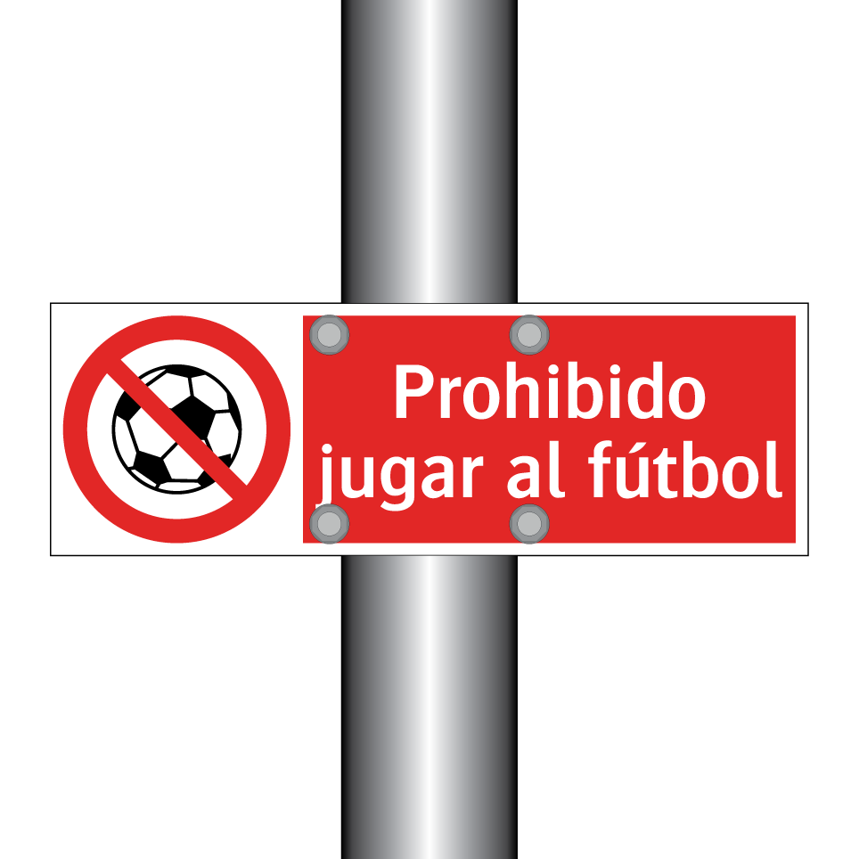 Prohibido jugar al fútbol
