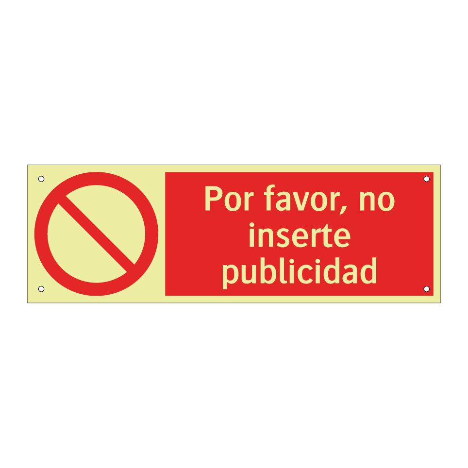 Por favor, no inserte publicidad