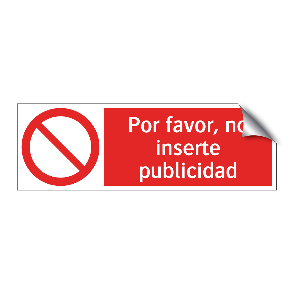 Por favor, no inserte publicidad