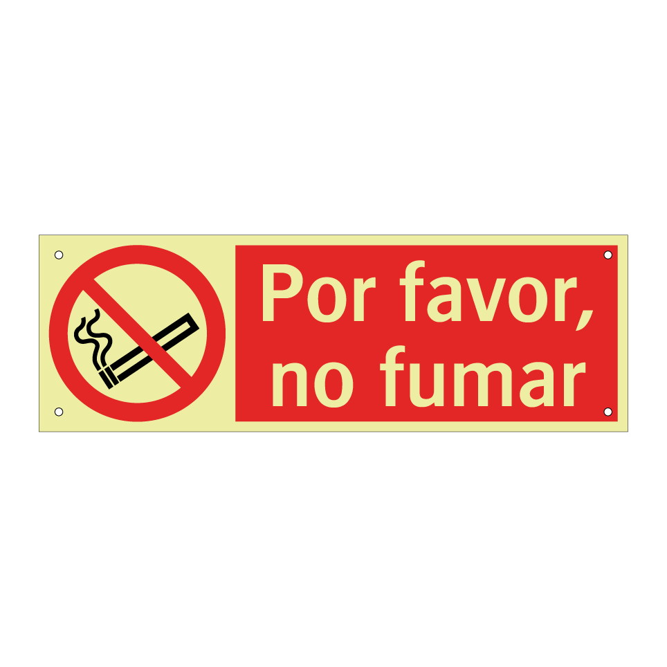 Por favor, no fumar