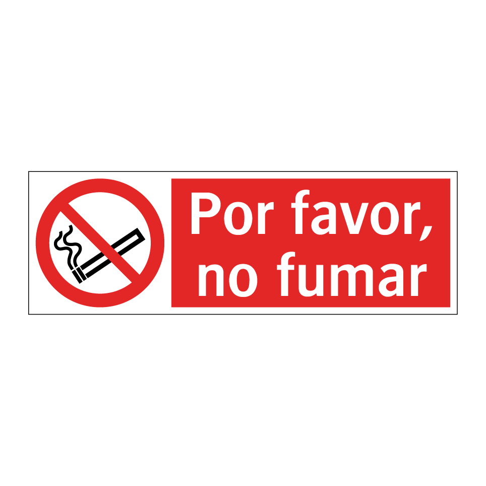 Por favor, no fumar