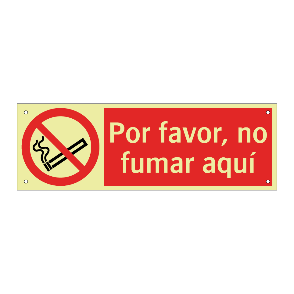 Por favor, no fumar aquí