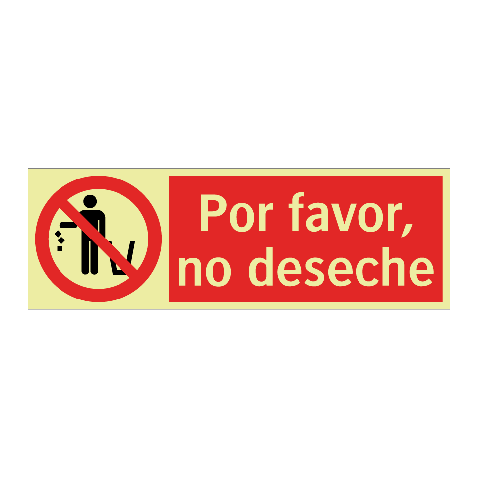 Por favor, no deseche