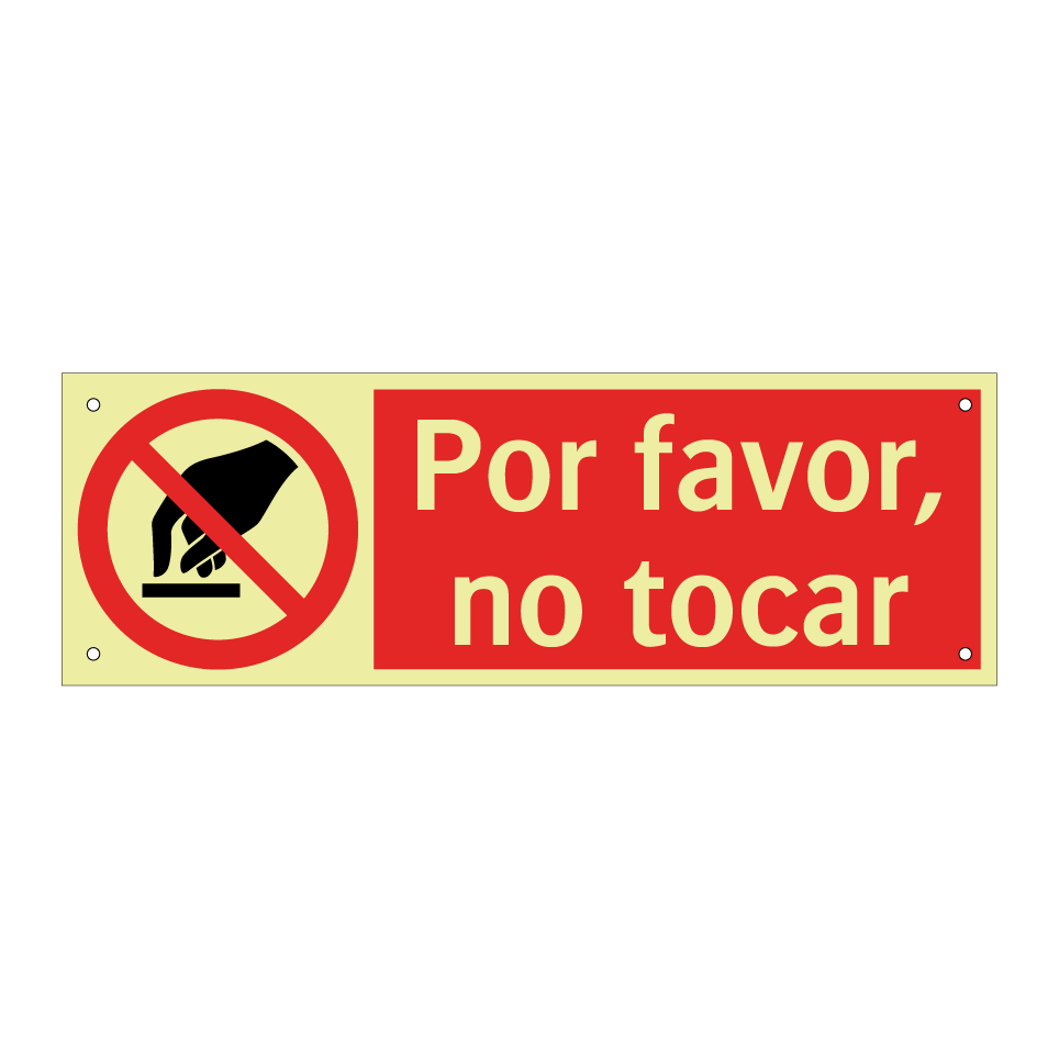 Por favor, no tocar