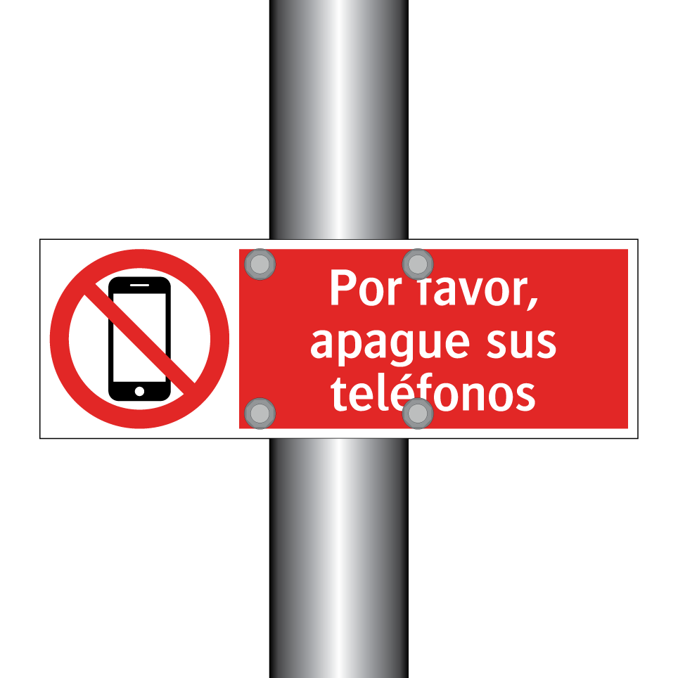 Por favor, apague sus teléfonos