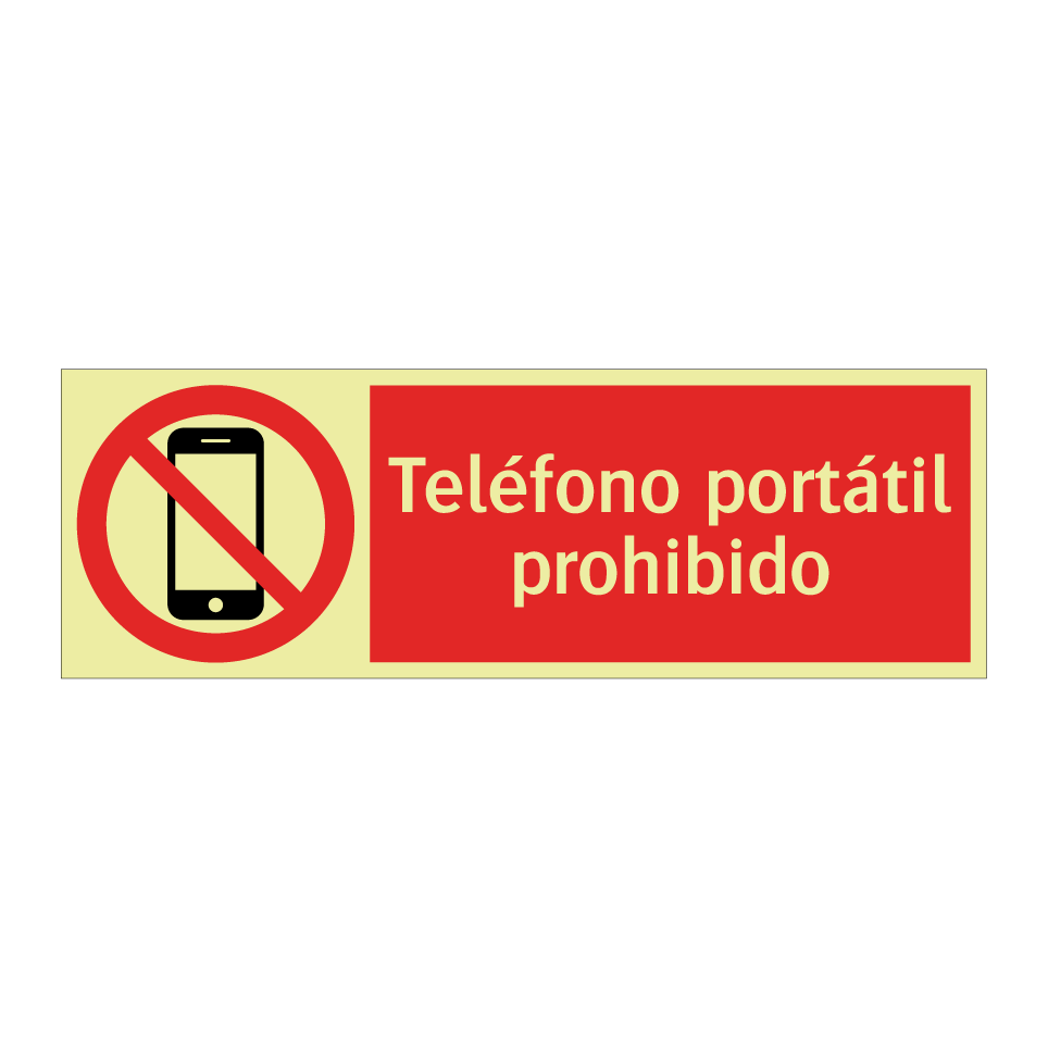Teléfono portátil prohibido