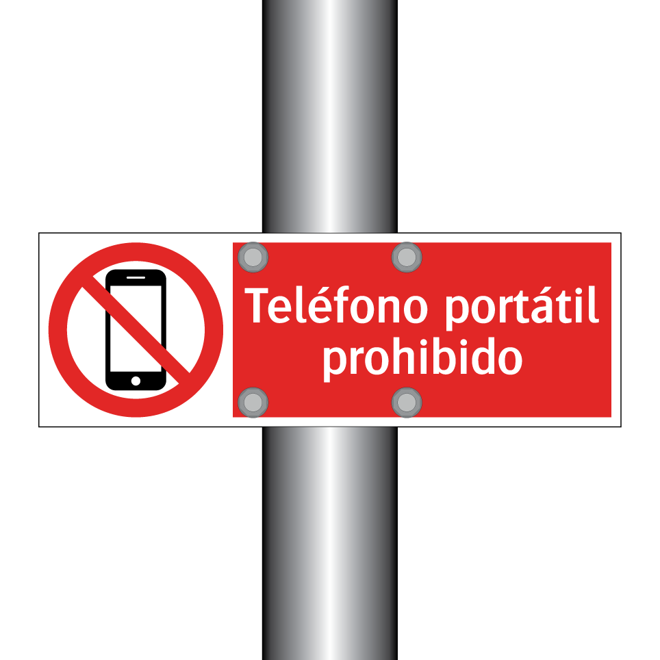 Teléfono portátil prohibido