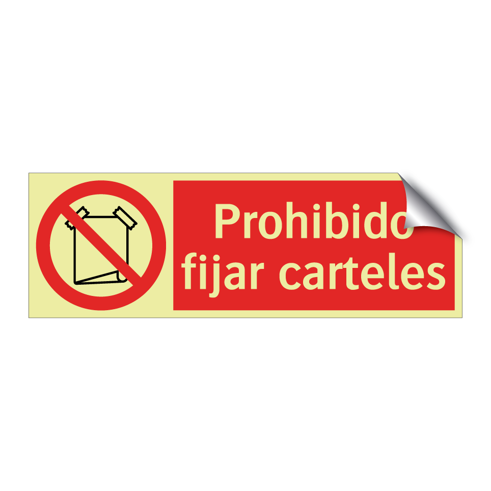 Prohibido fijar carteles