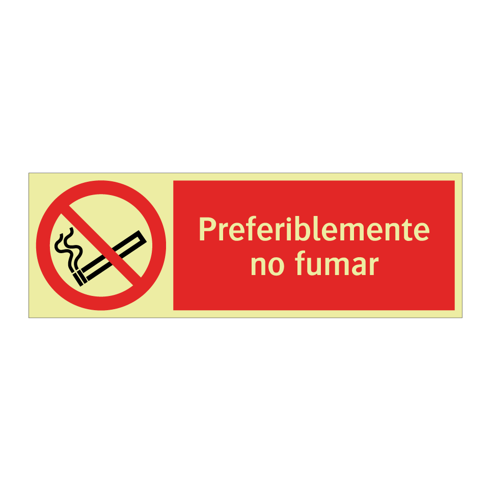 Preferiblemente no fumar