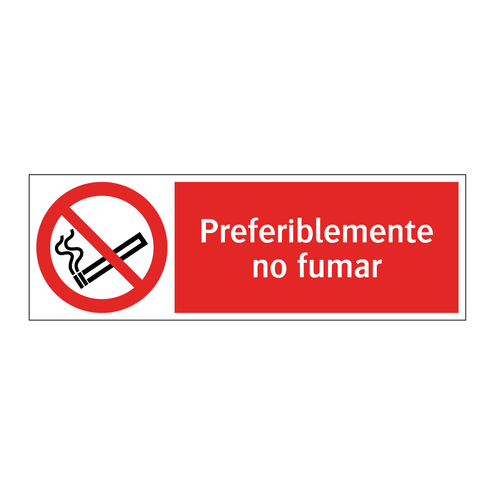 Preferiblemente no fumar